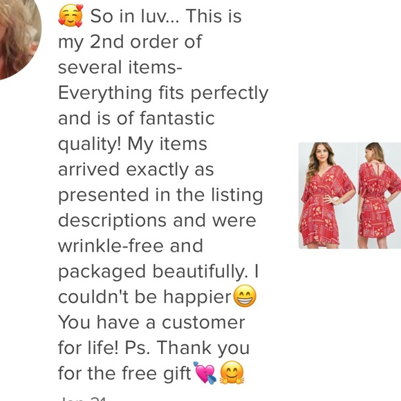 #29 Red Dress - Picture 13 of 13